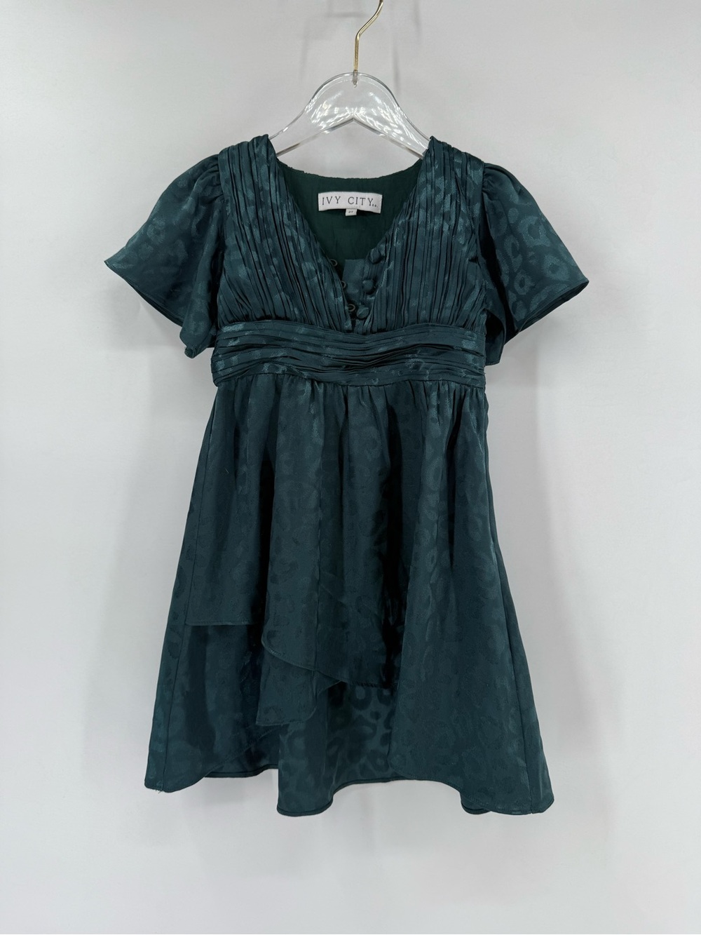 Ivy city co hunter green dress size‎ 2t
